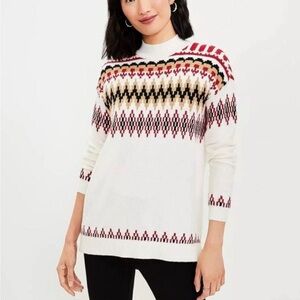 LOFT Fair Isle Sweater